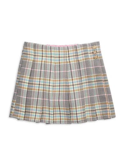 Design History Kids'  Girl's Glen Plaid Pleated Skort