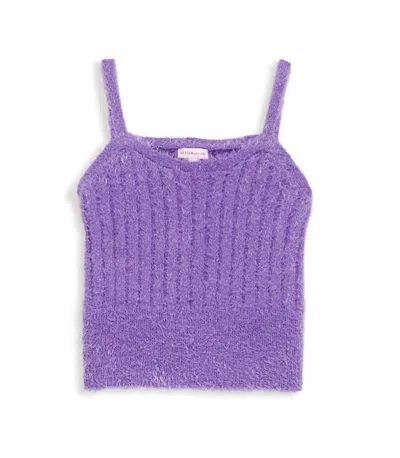 Design History Kids' Girl's Knit Tank In Lucky Lilac In Purple