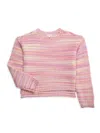 Design History Girl's Knit Top In Pink