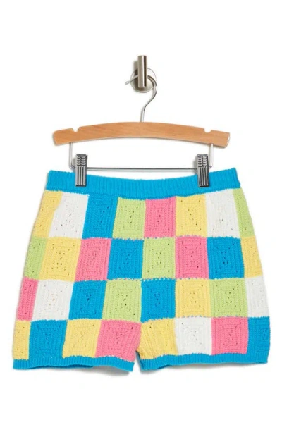Design History Kids' Crochet Shorts In Pink