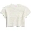 Design History Kids' Open Knit Sweater Top In White