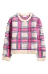 Design History Kids' Plaid Sweater In Multi