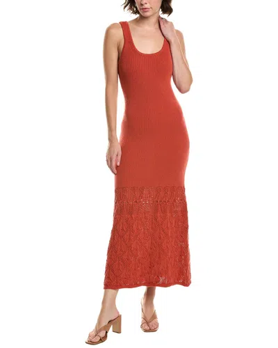 Design History Knit Maxi Dress In Orange