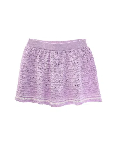 Design History Kids' Knit Skort In Gold
