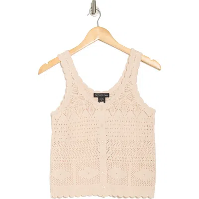 Design History Knit Tank Top In Dune