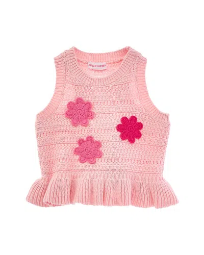 Design History Kids' Knit Top In Pink