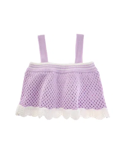 Design History Kids' Knit Top In Purple