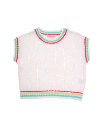 Design History Knit Top In White