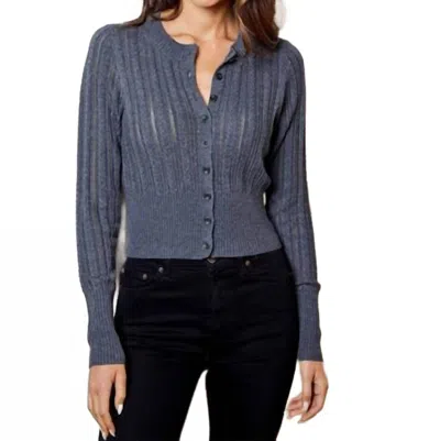 Design History Levi Cardigan In Grey In Gray