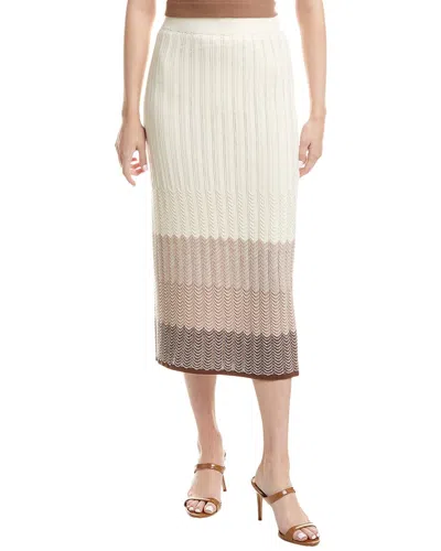 DESIGN HISTORY DESIGN HISTORY LINEN-BLEND MIDI SKIRT
