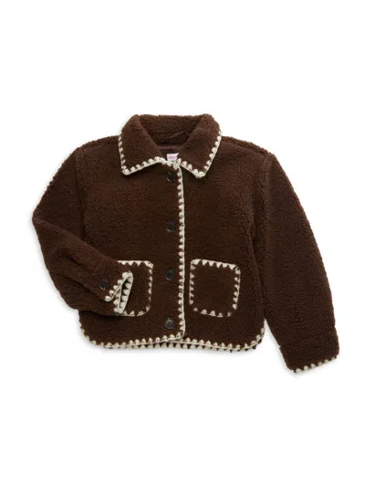 DESIGN HISTORY LITTLE GIRL'S TEXTURED CARDIGAN