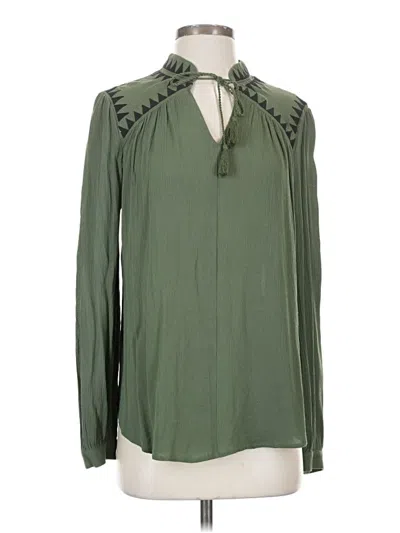 Pre-owned Design History Long Sleeve Blouse In Green