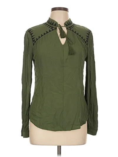 Pre-owned Design History Long Sleeve Blouse In Green
