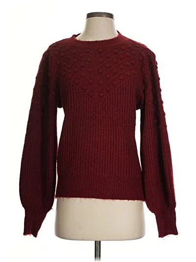 Pre-owned Design History Long Sleeve T-shirt In Burgundy