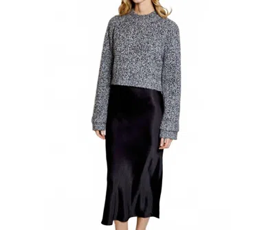 Design History Misty Slip Dress In Black