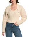 Design History Mohair-blend Sweater Pullover In Neutral