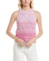 Design History Ombre Halter Top In Pink