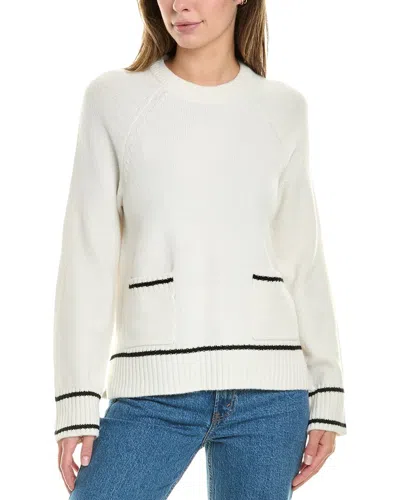 Design History Patch Pocket Sweater In White