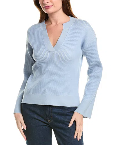 Design History Plaited Sweater In Blue