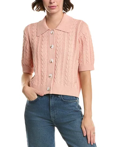 Design History Polo Sweater In Pink