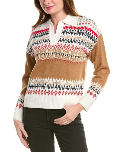Design History Polo Sweater In Pink