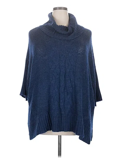 Pre-owned Design History Poncho In Blue