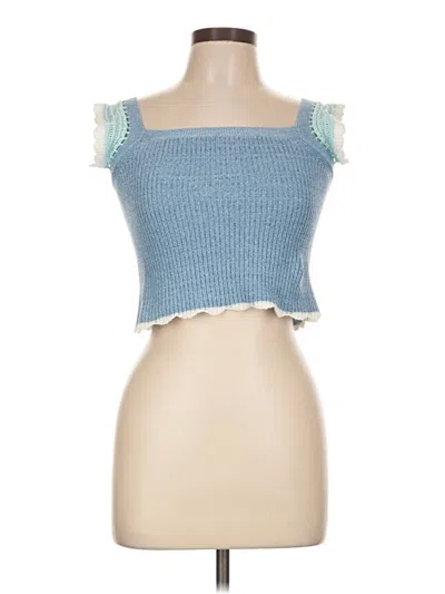 Pre-owned Design History Pullover Sweater In Blue