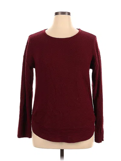 Pre-owned Design History Pullover Sweater In Burgundy