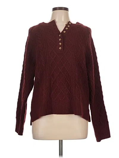 Pre-owned Design History Pullover Sweater In Burgundy