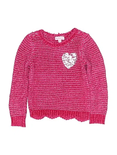 Pre-owned Design History Kids' Pullover Sweater In Pink