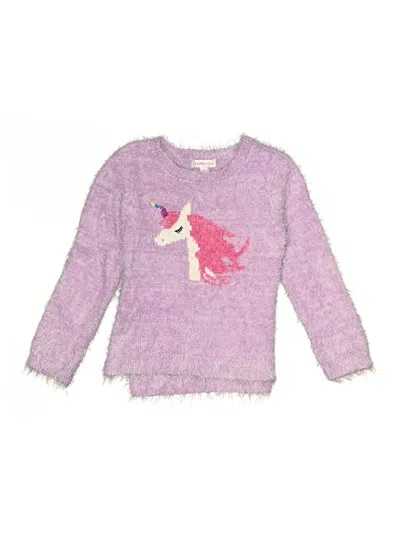 Pre-owned Design History Kids' Pullover Sweater In Purple