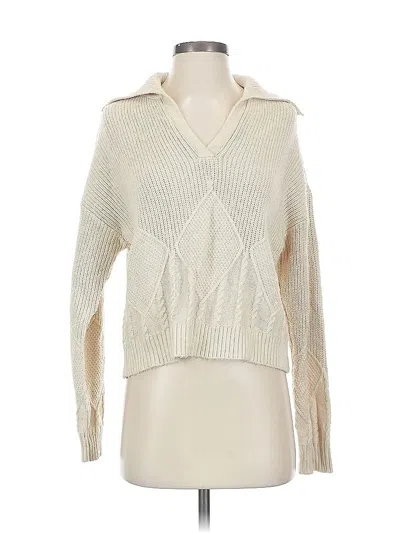 Pre-owned Design History Pullover Sweater In White