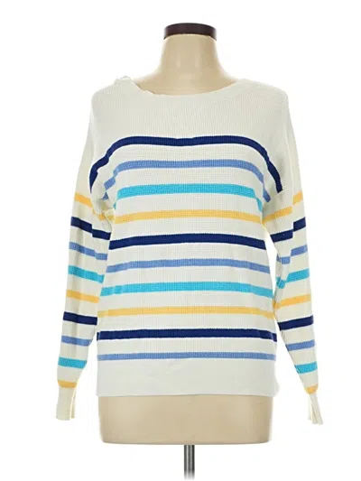 Pre-owned Design History Pullover Sweater In White