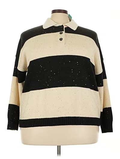 Design History Pullover Sweater In White