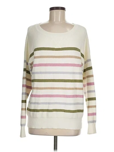 Pre-owned Design History Pullover Sweater In White