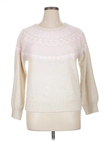 Pre-owned Design History Pullover Sweater In White