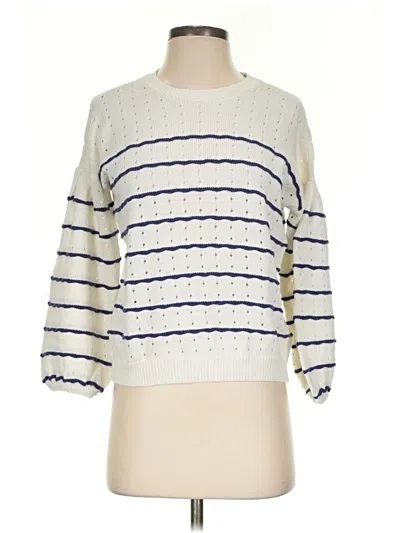 Pre-owned Design History Pullover Sweater In White