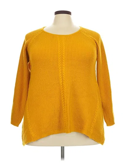 Pre-owned Design History Pullover Sweater In Yellow