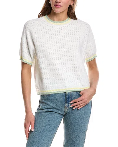 Design History Raglan Top In White