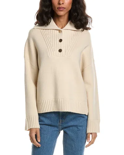 Design History Sailor Collar Sweater In Neutral
