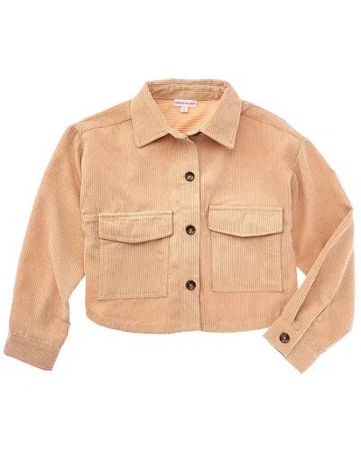 Design History Kids' Shacket In Brown