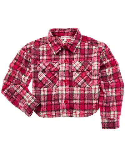 Design History Kids' Shirt Jacket In Red