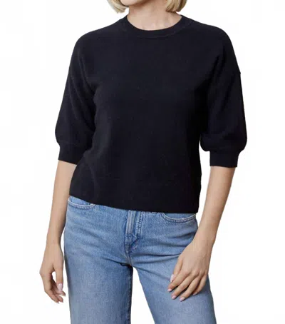 Design History Cashmere Short Sleeve Tee In Black