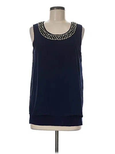 Pre-owned Design History Sleeveless Blouse In Blue