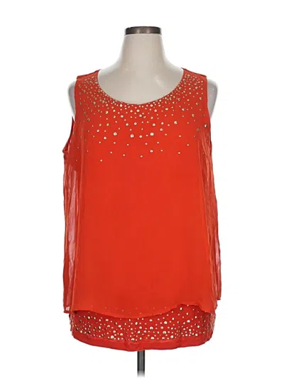 Pre-owned Design History Sleeveless Blouse In Orange