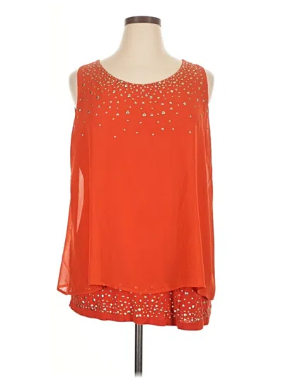 Pre-owned Design History Sleeveless Blouse In Orange