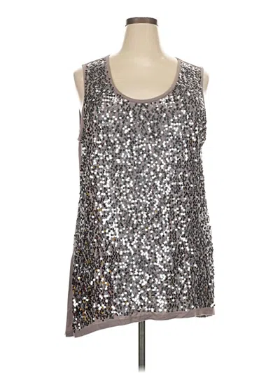 Pre-owned Design History Sleeveless Blouse In Silver