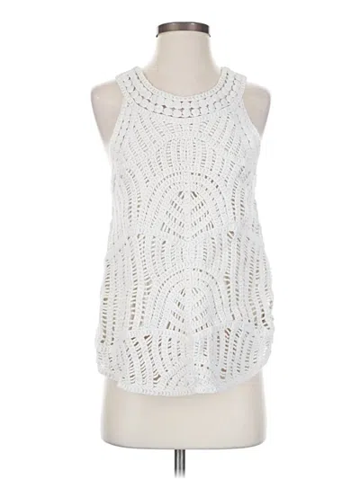 Pre-owned Design History Sleeveless Blouse In White
