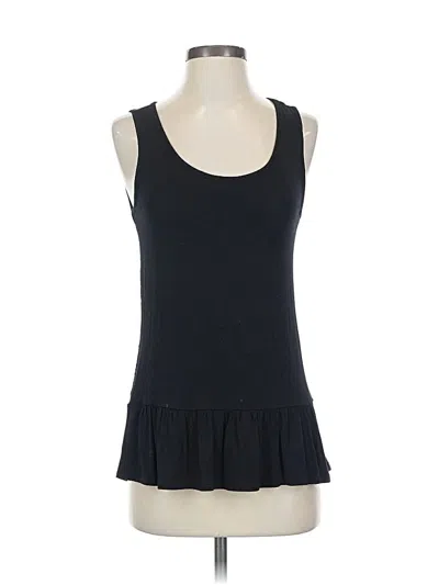 Pre-owned Design History Sleeveless Top Black Scoop Neck Tops