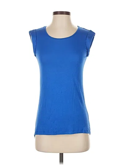 Pre-owned Design History Sleeveless Top Blue Crew Neck Tops